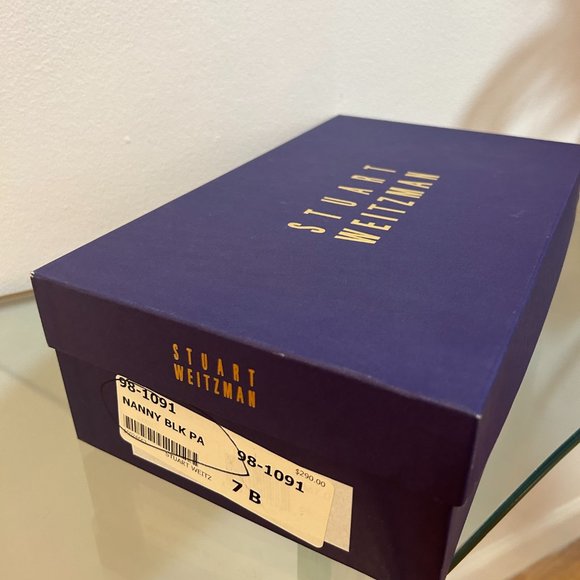 Stuart Weitzman Black Patent Leather Shoe Boot - Picture 5 of 5